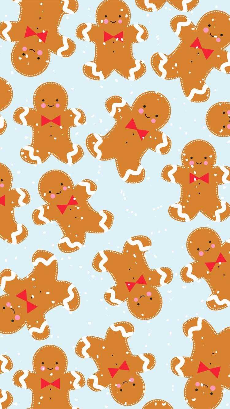 Gingerbread Man Wallpaper 1