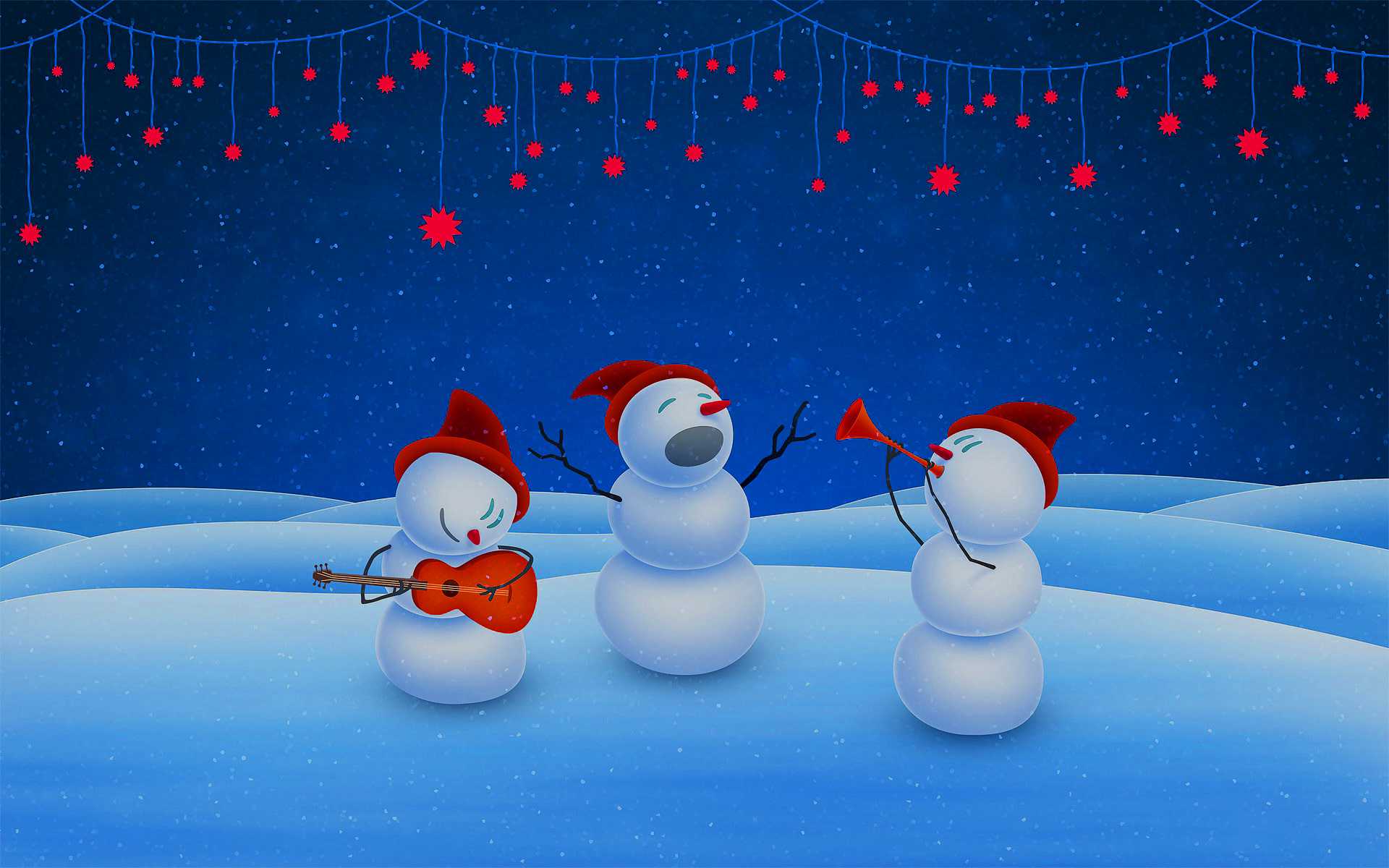 Snowman Wallpaper Desktop 1