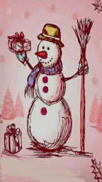 Snowman Background 10