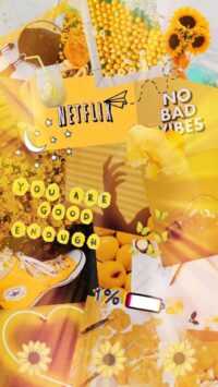 HD Yellow Aesthetic Wallpaper 7