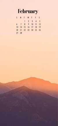 2022 February Calendar Wallpaper 6