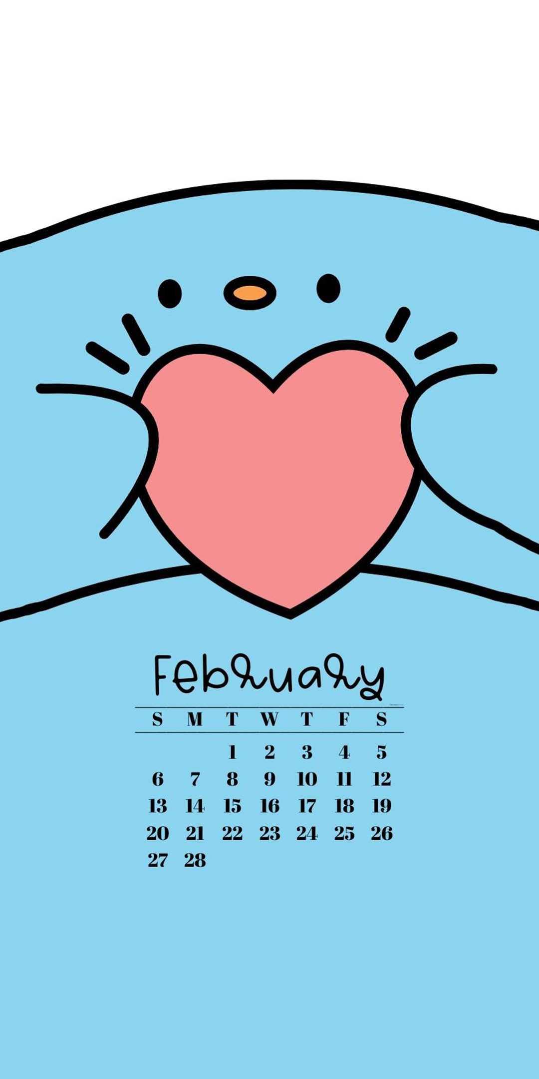 February 2022 Calendar Wallpaper 1