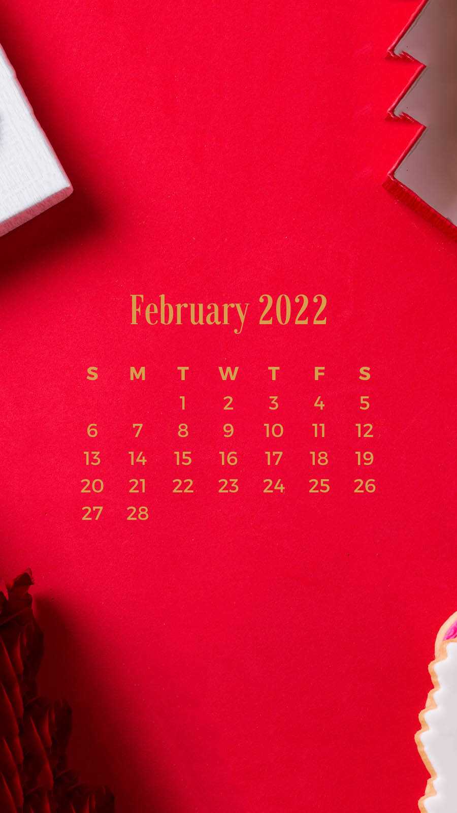 February 2022 Calendar Wallpaper 1