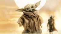 Baby Yoda Desktop Wallpaper 2
