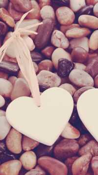 Brown Hearts Wallpaper 2