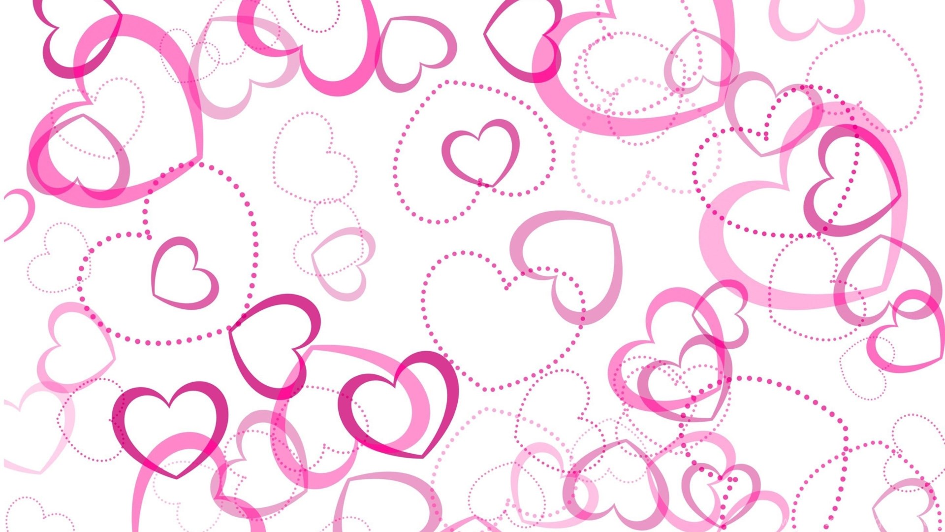 Pink Heart Wallpaper 1