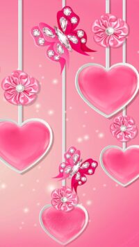 Pink Heart Wallpaper 4