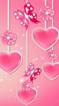 Pink Heart Wallpaper 3