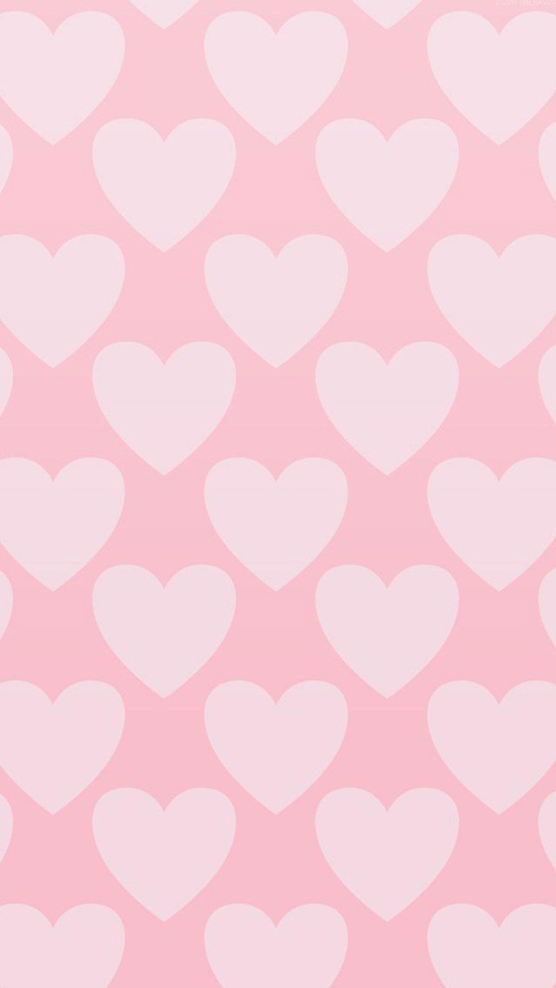 Pink Heart Wallpaper 1