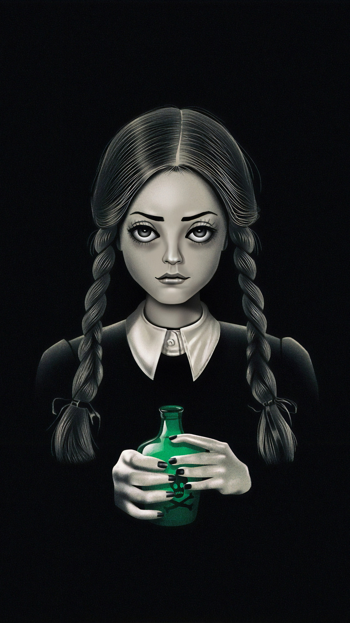Wednesday Addams Wallpaper 1 Wednesday Addams Wallpaper 1
