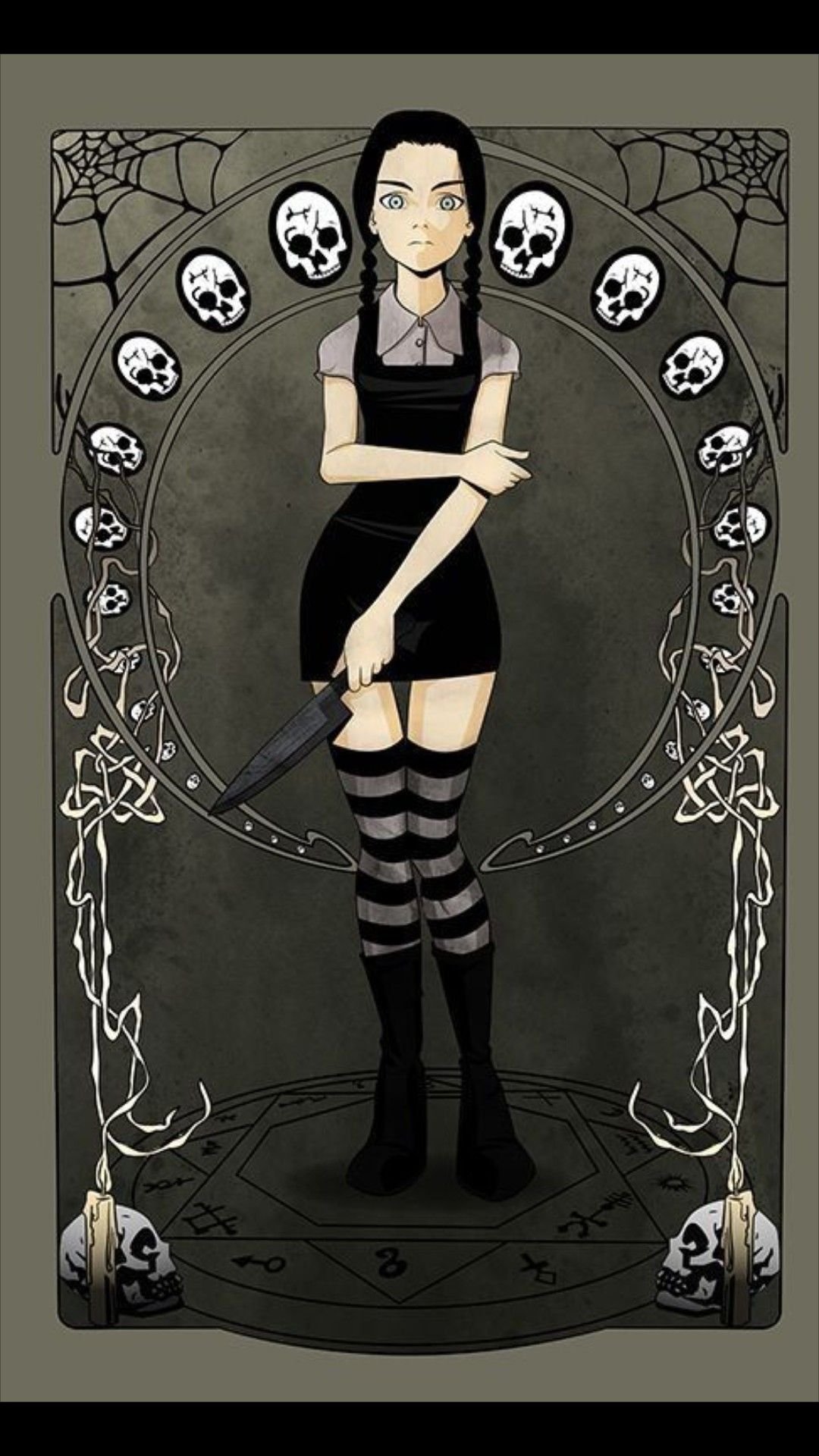 Wednesday Addams Wallpaper 1 Wednesday Addams Wallpaper 1