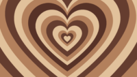 Brown Hearts Wallpaper 9