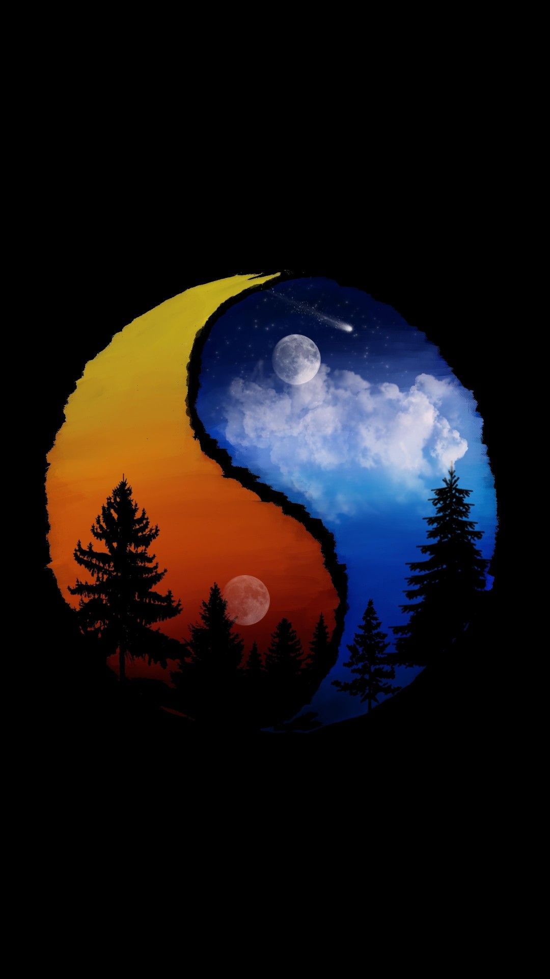 Yin Yang Wallpaper 1