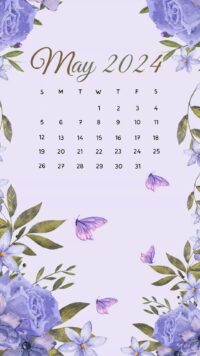 May Calendar 2024 Wallpaper 9