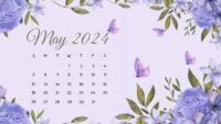 May Calendar Wallpaper 2024 6