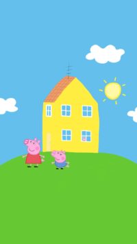 Peppa Pig House Wallpaper 1