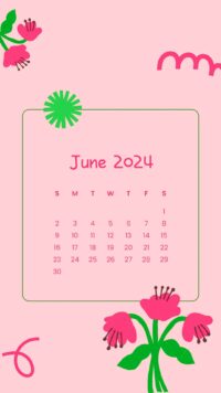 June Calendar 2024 Wallpaper 5