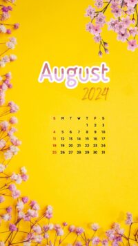 August Calendar 2024 Wallpaper 7