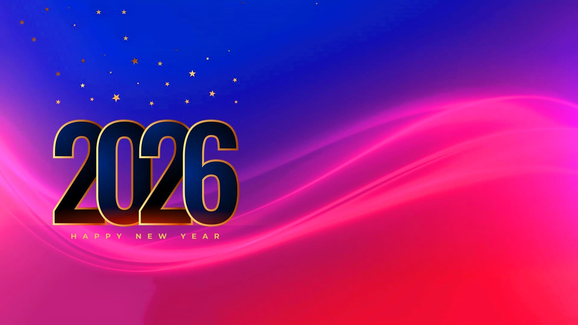 Happy New Year 2026 Wallpaper 1