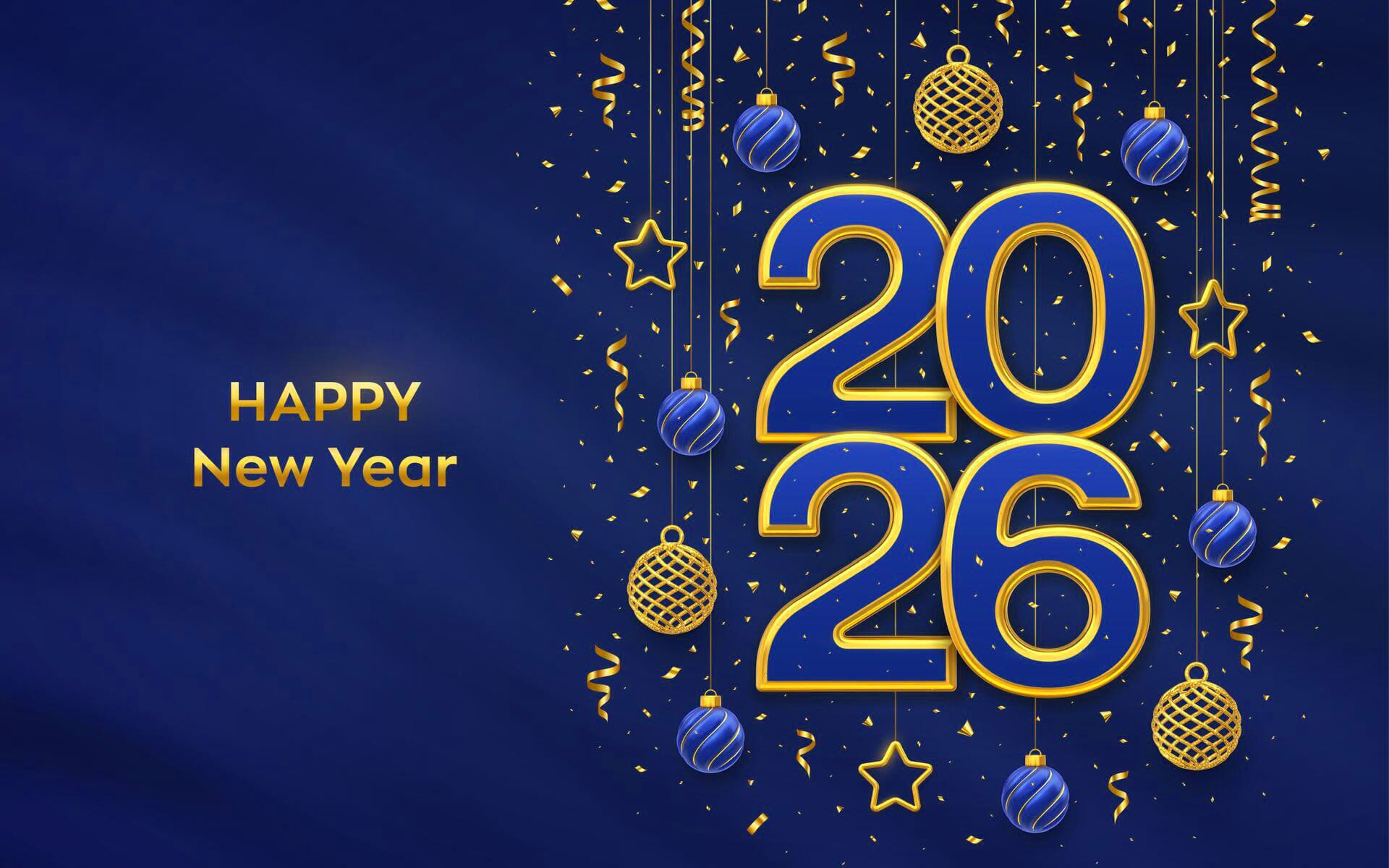 Happy New Year 2026 Wallpaper 1