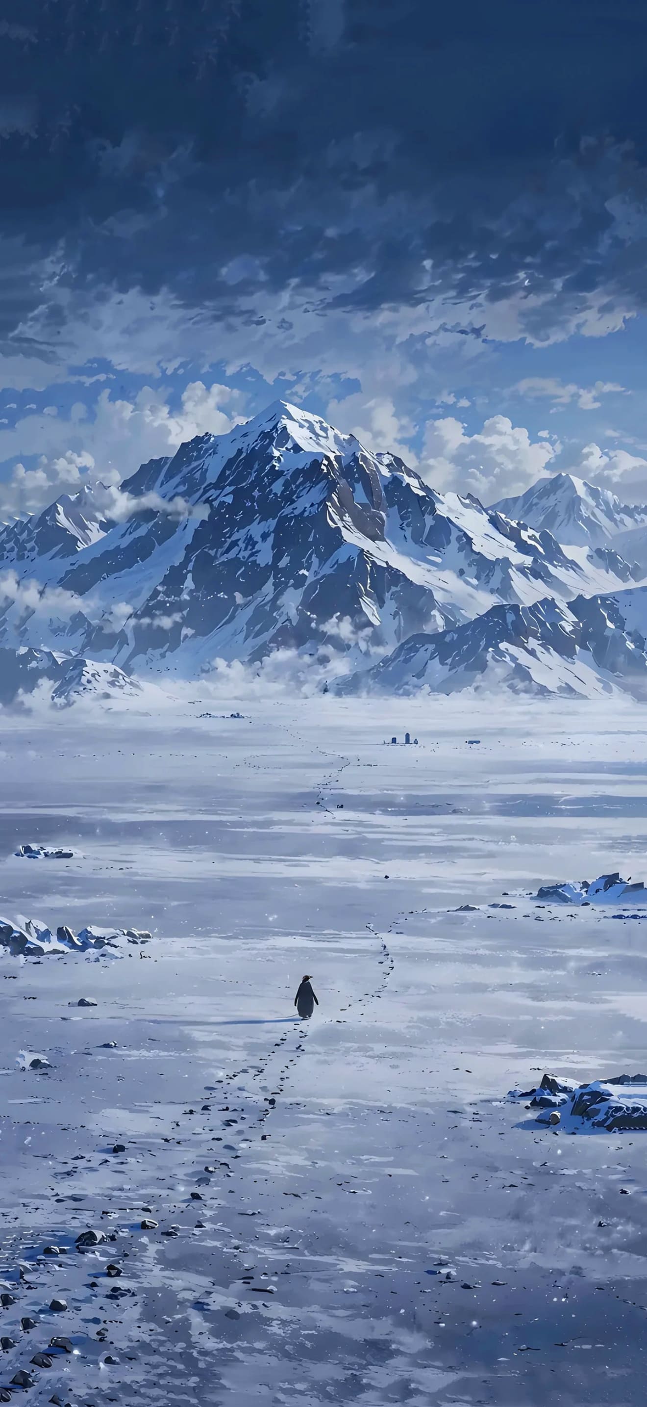 Penguin Mountain Wallpaper 1