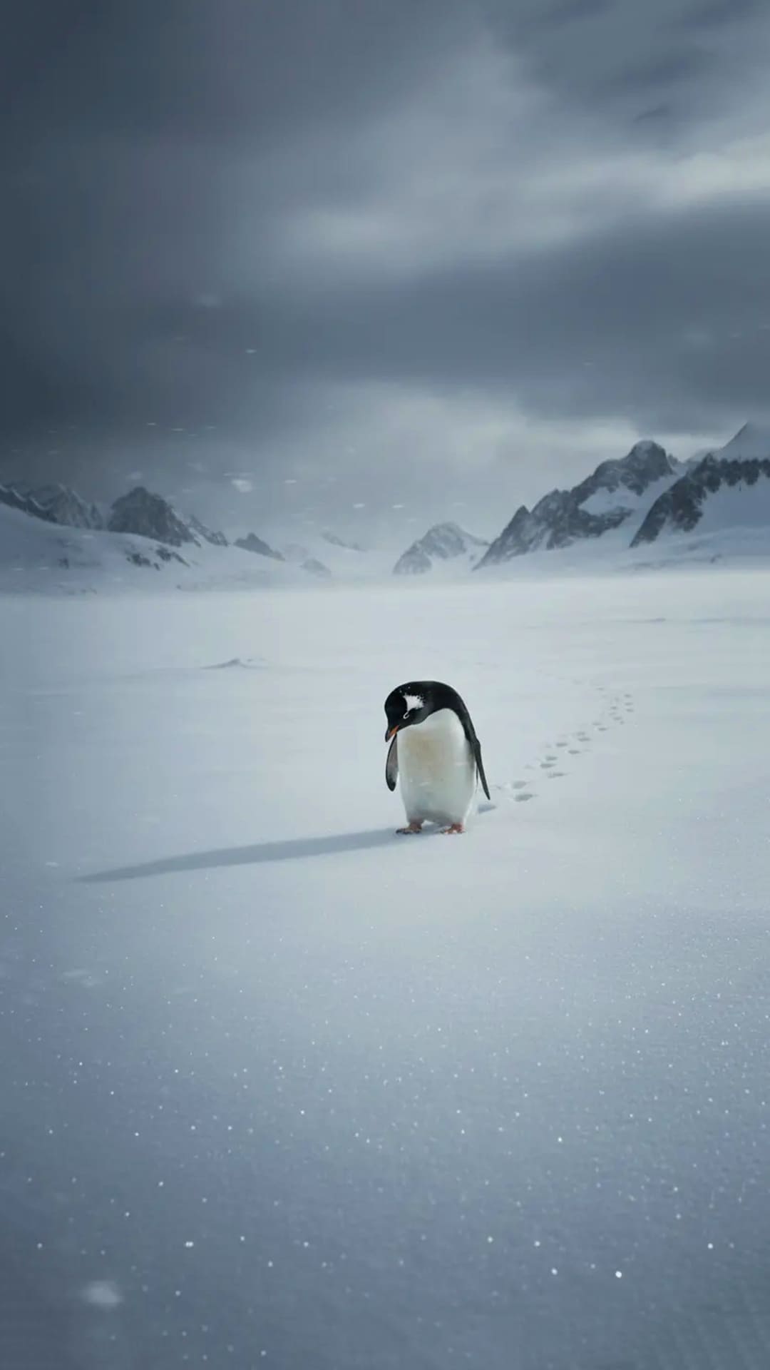 Penguin Mountain Wallpaper 1