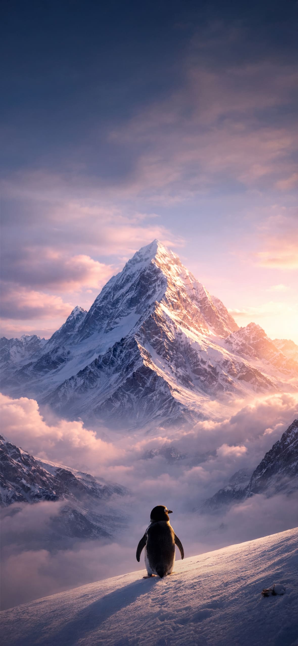 Penguin Mountain Wallpaper 1