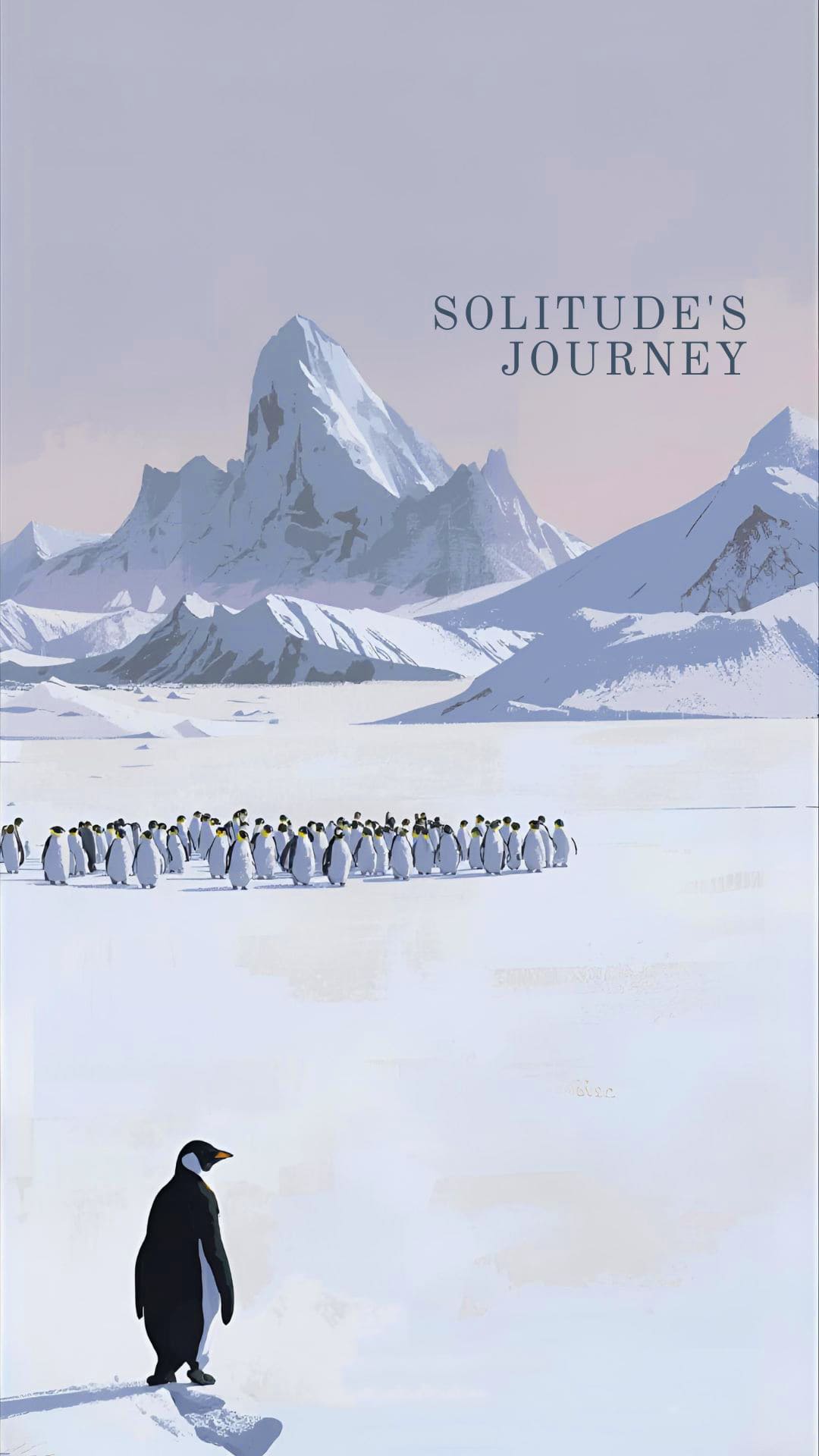 Penguin Mountain Wallpaper 1