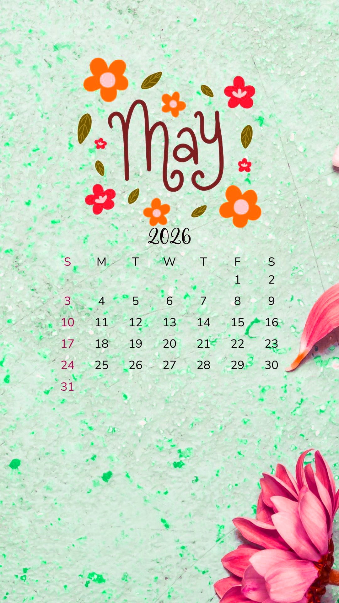 May 2026 Wallpaper 1