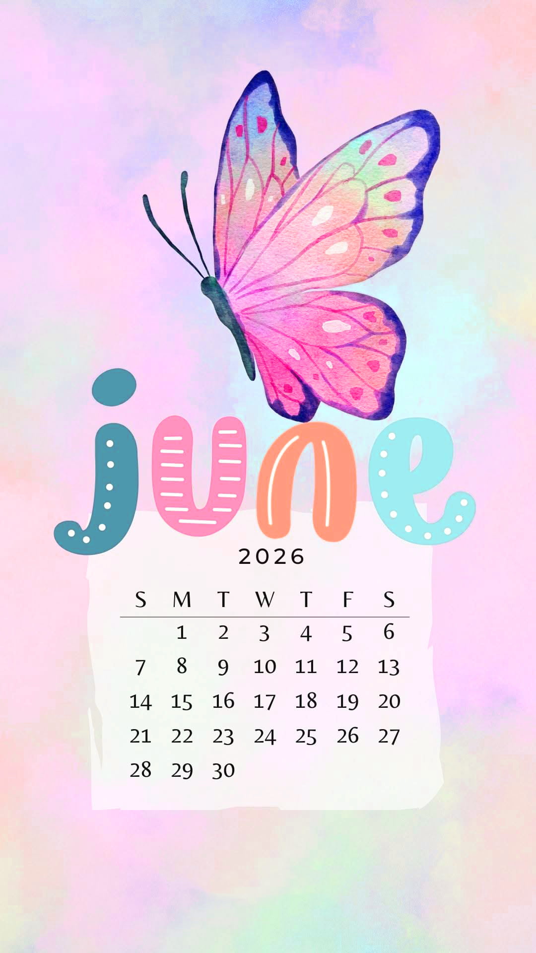 June 2026 Wallpaper 1