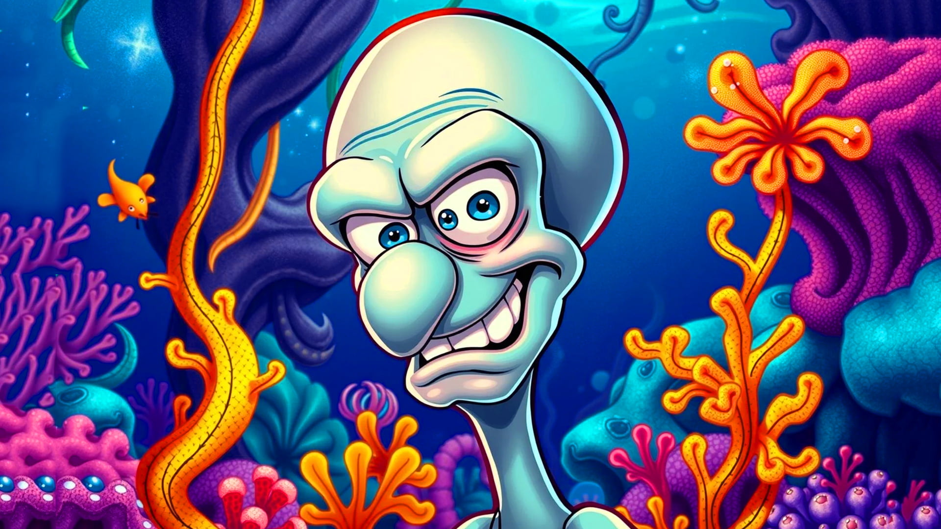 Squidward Wallpaper 1